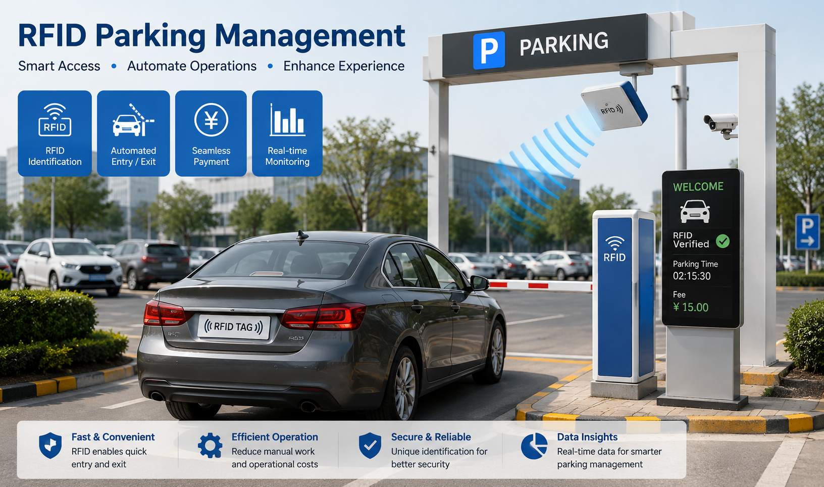 Gestione dei parcheggi tramite RFID